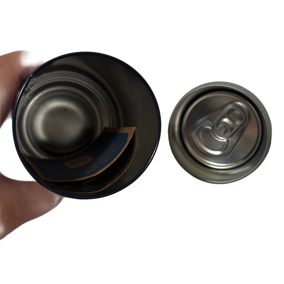 YETI Can Cooler Cover With Top in Navy and Light Blue NEW - Picture 5 of 6